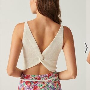 ba&sh Paris Dylly Twist Top - Cream/Ecru nwt